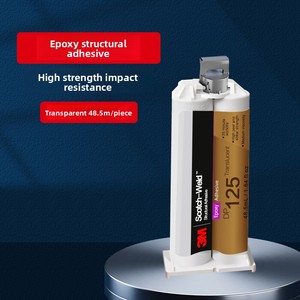 Adhésif structurel époxy 3M <span class=keywords><strong>DP125</strong></span> haute résistance, double face, imperméable pour métal/plastique/verre/céramique/bois/marbre - Product Image 3