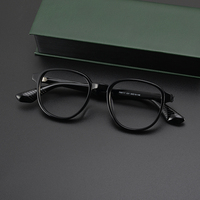 Nouvelles montures optiques classiques rétro personnalisées avec logo, vente en gros, unisexes, de créateur, bloquant la lumière bleue, pour visage en forme de losange, en acétate