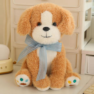 Giallo rosa blu Super morbido giocattolo per cuccioli di peluche pieno e Non deformabile ricamato per cani con imbottitura in cotone PP - Product Image 6