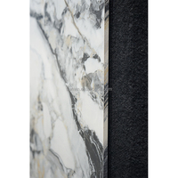 Dalles de pierre frittée polies en porcelaine, design Calacatta, veine blanche, 3200 mm, résistantes à l'usure pour l'extérieur