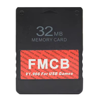 Carte mémoire filaire en plastique pour jeux PS1 PS2 USB