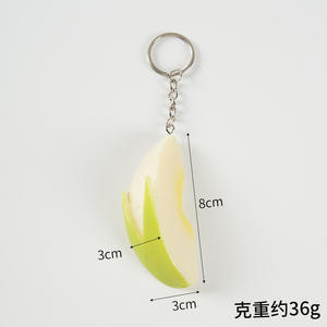 Modelo de Manzana Artificial Realista en 3D, Colgante de Plástico, Llavero de Frutas Falsas, Decoración para el Hogar - Product Image 3