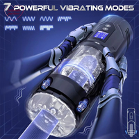 Niusida Masturbateur Masculin avec Modes de Poussée, Rotation et Vibration, Jouet Sexuel pour Adultes, Stroker pour Hommes, Machine Sexuelle, Jouets Sexuels pour Hommes
