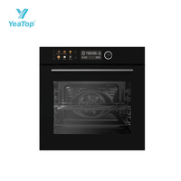 Horno de Convección/Turbo Inteligente Integrado de 70L con Autolimpieza, Control Mecánico, Calentamiento Rápido, Cavidad de Hierro, Soporte en Francés para Hoteles