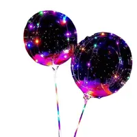 Воздушный шар Bobo, светящийся воздушный шар, светящийся прозрачный Украшение для свадебной вечеринки