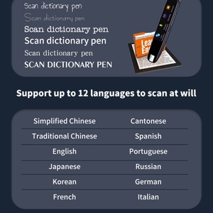 Lápiz Escáner Traductor de Idiomas, Lápiz Inteligente con OCR, Diccionario, Traducción en Tiempo Real, Aprendizaje y Educación, Tradutoor - Product Image 3