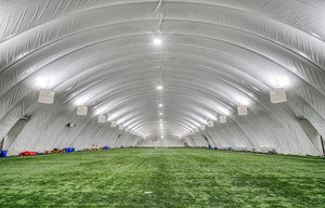 XZ OEM ODM 大型テント 成形コンクリート 圧⼒⽀持型 エアドーム サッカー⽤ インフレータブル膜構造建築物 - Product Image 6