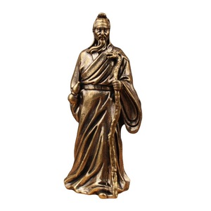 Brass Hua Tuo Figurine <b>Small</b> Craft <b>Ornament</b> For Home Office Tabletop Decor - Product Image 5