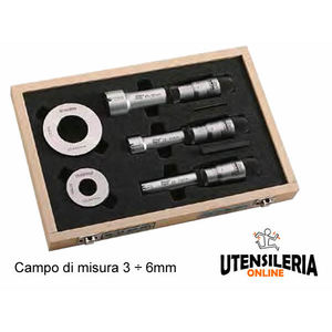 XT 3-6mm Analogue Readout Hole <b>Micrometer</b> Set - Product Image 1