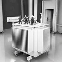 Transformateur de puissance immergé dans l'huile à enroulement en aluminium triphasé 11/0,4 kV de haute qualité