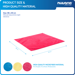 Panno in Microfibra Premium per Pulizia Panno Riutilizzabile Multiuso per Pulizie Domestiche e Professionali - Product Image 3