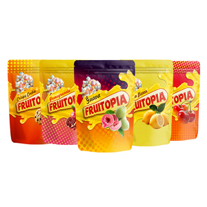 Ananas món tráng miệng Gummy Zip khóa túi tùy chỉnh 3.5 dứa vải thiều chuối xoài kẹo kem Blaze ăn được bao bì Mylar Túi - Product Image 1