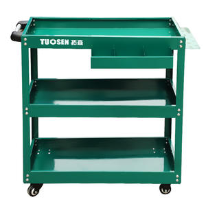 Chariot à outils Tuosen à trois niveaux 655x360x675mm avec plateau pour le rangement et le transport en atelier - Product Image 2