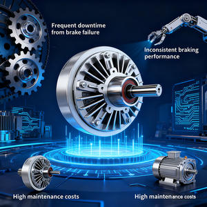 Op Maat Gemaakte Oem Magnetische Poederrem Fabriek Levert Veilige Ac Magnetische Remmotor Voor Voedseltransmissie-Onderdelen - Product Image 4
