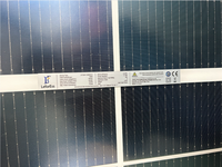 Module solaire bifacial de type N 610W-635W, panneau solaire monocristallin haute efficacité 1500V, 132 cellules pour projets commerciaux