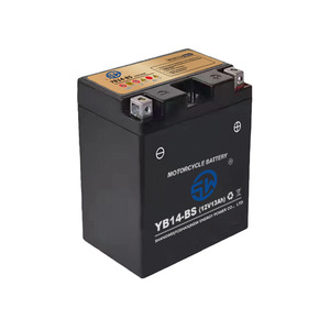 แบตเตอรี่รถจักรยานยนต์ YB14-BS 12V 13Ah แบตเตอรี่ตะกั่วกรดสำหรับสตาร์ทรถยนต์ - Product Image 1