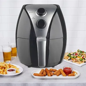 Friteuse à air électrique 1500W en gros, fabricant intelligent, capacité de 2,5L, cuisson sans huile pour la maison, la voiture, le camping-car, l'hôtel, batterie électrique - Product Image 1