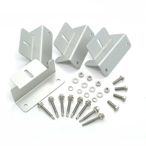 Support de montage solaire en aluminium anodisé pour l'installation de panneaux solaires sur les toits de camping-cars et de bateaux - Product Image 2
