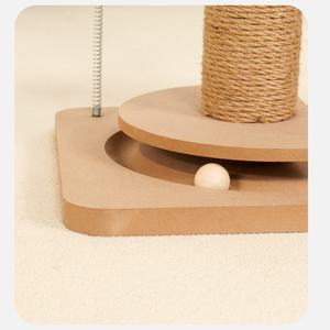 كرة معلقة ، شجرة القط ، مع حبل سيزال ممتاز للقطط الداخلية - Product Image 6