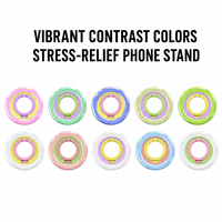 Support de téléphone magnétique pliable N52 ultra-résistant pour iPhone, support pivotant à 360 degrés, design contrasté coloré