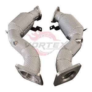 Collecteur d'échappement haute performance en acier inoxydable poli miroir Vortex pour Chevrolet Corvette C8 ZR1 5.5T V8 bi-turbo - Product Image 3