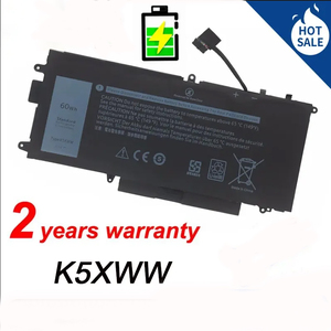 7.6V 7500mAh K5XWW แบตเตอรี่แล็ปท็อปสำหรับเดลล์ ละติจูด 5289 7389 7390 2-in-1 ซีรีส์โน้ตบุ๊ค 71TG4 725KY N18GG 7.6V 60WH K5XWW ใหม่ - Product Image 5