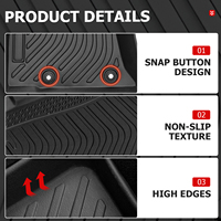 Cocok untuk Subaru Forester 2009-2026 Karpet Mobil Semua Musim Pelapis Interior Aksesoris Mobil