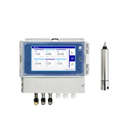 NOBOTECH Analyseur d'azote ammoniacal en ligne, sonde d'azote NH3 pour l'aquaculture, les fermes piscicoles, les réservoirs de poissons, la qualité de l'eau, surveillance NH4-
