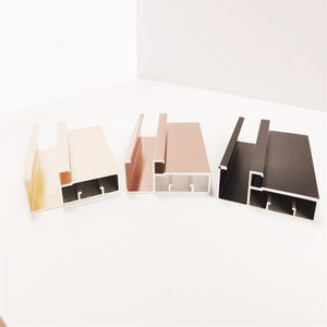 Profilo rettangolare di alluminio del governo da cucina dell'estrusione della sezione di alluminio di profilo dell'estrusione della spazzola di 6063 SS su ordinazione - Product Image 5