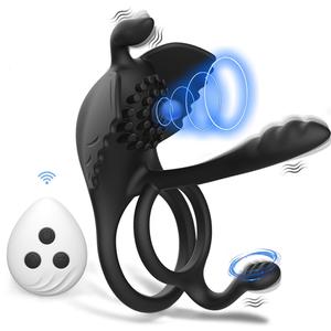 Anillo Vibrador para Retrasar la Eyaculación, Anillo de Retraso para el Pene, Artefacto para Masturbación Masculina, Vibrador para Parejas - Product Image 1