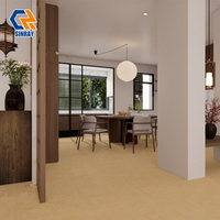 Carreaux d'intérieur modernes en imitation porcelaine bois massif 600x1200mm 9mm mats antibactériens résistants aux acides et à l'usure à faible épaisseur