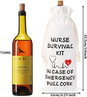 Sacs de transport de vin en toile avec logo personnalisé fourre-tout recyclable en coton pour bouteille cadeau poignée d'étanchéité à cordon pour emballage artisanal de bougie