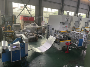 Dây chuyền sản xuất Hộp Ăn Trưa tự động 63t Máy Đục Lỗ khí nén + Feeder + khuôn nhôm container Máy làm - Product Image 3