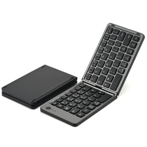 <span class=keywords><strong>2025</strong></span> Mini Ergonomic Bàn phím chiếu không dây màu đen Gấp thiết kế Tuổi thọ pin dài USB 130mA Máy tính để bàn có thể sạc lại - Product Image 6