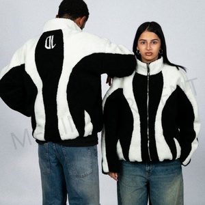 Custom Fashion Color Winter Outdoor Fleece Coat Sherpa Jacket <b>Zip</b> <b>up</b> Sherpa Fleece Jacket for Winter - Product Image 1
