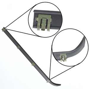 Juego de burletes de fieltro antirruido para ventanillas de puerta de automóvil Ford <span class=keywords><strong>F</strong></span>-<span class=keywords><strong>150</strong></span> <span class=keywords><strong>F</strong></span>-250 <span class=keywords><strong>F</strong></span>-350 y <span class=keywords><strong>Bronco</strong></span> 1987-1996 - Product Image 3