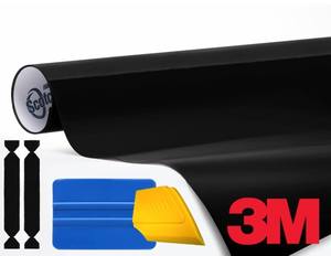 カスタムデザインプリント付き3M1080グロスブラックエアリリースビニールラップステッカー - Product Image 6