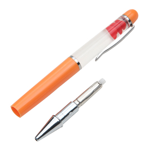 Stylo flottant à huile liquide en acrylique ABS de haute qualité pour la promotion de marque et les cadeaux d'entreprise - Product Image 2