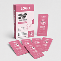 ODF Factory Collagen Peptide Biotine Acide Hyaluronique Bandes de film oral dissolvables 60g Quotidien OEMODM Beauté Cheveux Peau Femmes Enceintes