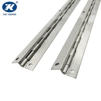 Charnière de porte robuste en acier inoxydable, charnière piano à rangée longue, vente en gros Chine