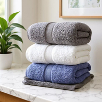 Home Luxury Cotton 70x140cm Custom Adult Towel Cotton Patterned Bath Towels