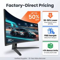 Großhandel Gebogener Gaming-Monitor 44,5 Zoll Breitbildschirm 165Hz 3000:1 Kontrast Lautsprecher FreeSync für Gaming-Setup