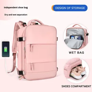 Promotion Large Capacity Multi-Functional Cross-Border Travel <b>Backpack</b> Fashionable Waterproof Polyester for Students <b>School</b> Use - Product Image 2