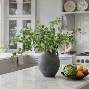 Wholesale High Quality Artificial <b>Eucalyptus</b> Money Leaves <b>Branch</b> Plastic Leaf Stems for Wedding Mother's Day Graduation Home - Product Image 4