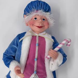 Nuevo Diseño de Duende de 80 cm, Muñeco Decorativo Moderno y Ecológico, Adorno Navideño de Tela Rosa a la Moda <span class=keywords><strong>para</strong></span> Navidad - Product Image 3