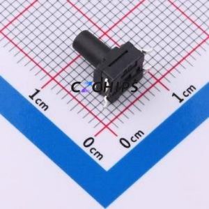 SMG-13T-H090A1 Tactile Switch SMD-4P,6.2x6.2mm Switch Single Pole Single Throw Round Button 2.5N 6.15mm - Product Image 2