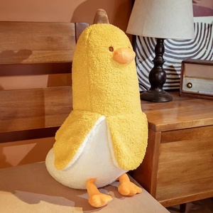 Tùy Chỉnh Chuối Vịt Đồ Chơi Sang Trọng Dễ Thương Plushie Ôm Sang Trọng Gối Vịt Thú Nhồi Bông Cho Cô Gái Và Chàng Trai - Product Image 2