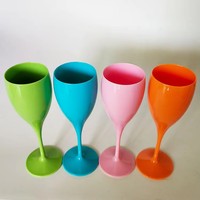 Flûtes personnalisées BST avec logo, orange, incassables, écologiques, durables, classiques, personnalisées pour les fêtes, 175 ml