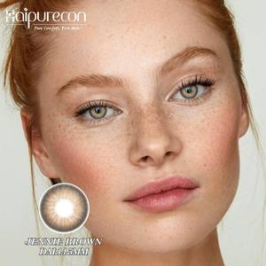 <span class=keywords><strong>Lentilles</strong></span> <span class=keywords><strong>de</strong></span> <span class=keywords><strong>contact</strong></span> souples Haipurecon trois tons, matériau HEMA-NVP, 40 % d'hydratation, jetables quotidiennes, vente en gros annuelle, diamètre 14,0 mm - Product Image 5