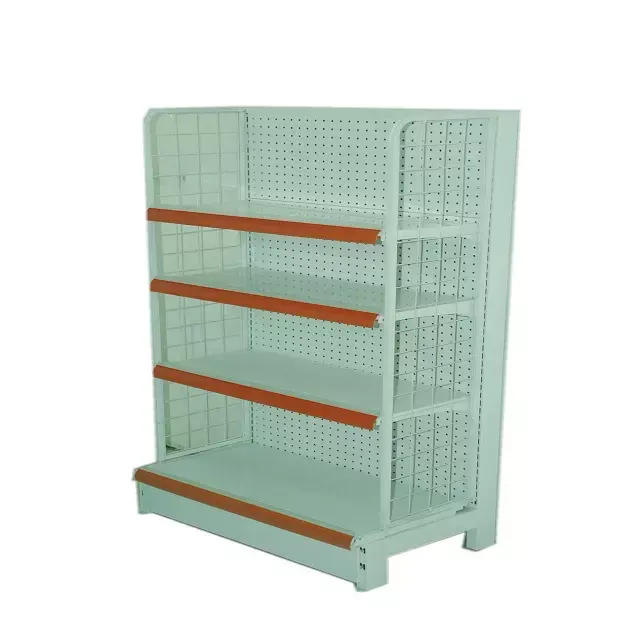 Single side display cabinet of snack accessories shelf in supermarket